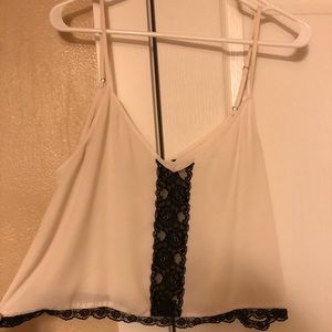 Forever 21 Dressy Crop Top (M).